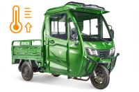 Грузовой электротрицикл с обогревом Rutrike КАРГО Кабина 1500 60V 1000W