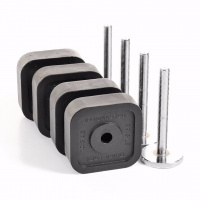 НАБОР ВЕСОВ ДЛЯ ГАНТЕЛЕЙ IRONMASTER 74,8 КГ + ЗАМКИ 4 ШТ.
