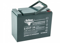 Гелевый тяговый аккумулятор RuTrike 6-EVF-38 (12V 38 Ач) АКБ Gel