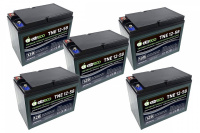 Комплект тяговых аккумуляторов Eltreco TNE12-58 (60V52A/H C3) Комплект тяговых аккумуляторов Eltreco TNE12-58 (60V52A/H C3)