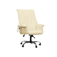 Офисное массажное кресло EGO President EG1005 кремовый