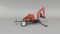 Прицепной мини экскаватор RED RHINO RBV-06 Прицепной мини экскаватор RED RHINO RBV-06