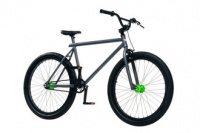 The Bogey Fixed Gear Freestyle Trick Bike. Серый с зеленым. The Bogey Fixed Gear Freestyle Trick Bike. Серый с зеленым.