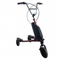 Гибридный карвинговый трехколесный самокат Trikke Freedom 400w