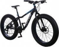 Фэтбайк / fatbike Totem 2016 T15B802, размер рамы 18", чёрный матовый цвет, взрослый, колёса 26 x 4.0