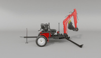 Прицепной мини экскаватор RED RHINO PE-3522 Прицепной мини экскаватор RED RHINO PE-3522