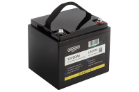 Литиевый тяговый аккумулятор Gelbert LiFePO4 (12V/50Ah/50A/600Wh) [6-GFM-38]