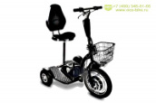 Электросамокат Zappy3 Pro Flex электротрицикл трехколесный черный Электросамокат Zappy3 Pro Flex электротрицикл трехколесный черный