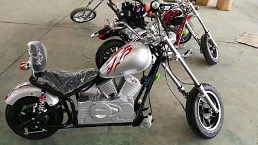 Электромотоцикл GreenCamel Chopper C100, 60V 1000W R12 