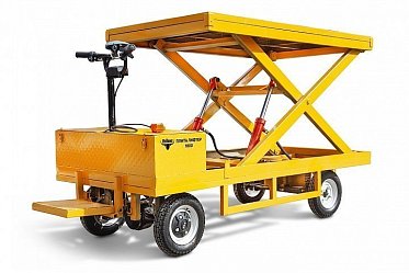 Платформенная тележка электрическая RuTrike ПЛИТА ЛИФТЕР 2500 