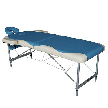 Массажная кушетка складная DFC NIRVANA Elegant DELUXE (Blue Beige) ASK170489