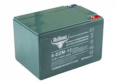 Аккумулятор тяговый Rutrike 6-DZF-12 (12V13A/H C3) 