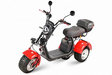Электроскутер Citycoco White Siberia PRO Trike IKRA 5000W WS05
