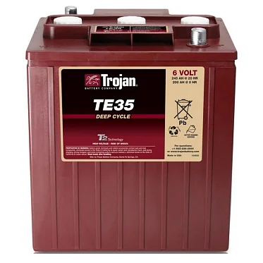 Аккумулятор тяговый Trojan TE35 (6V /200Ah) 