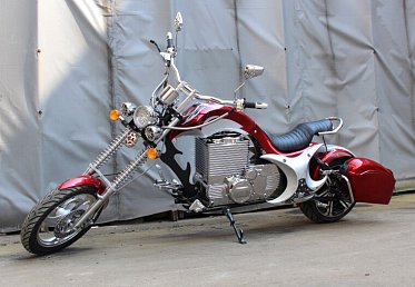 Электромотоцикл GreenCamel Chopper C200, 72V 3000W R15 