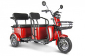 Электротрицикл Rutrike Экипаж 60V 800W Красный