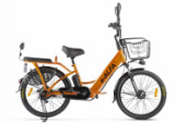 Велогибрид Eltreco GREEN CITY e-ALFA new Золотистый