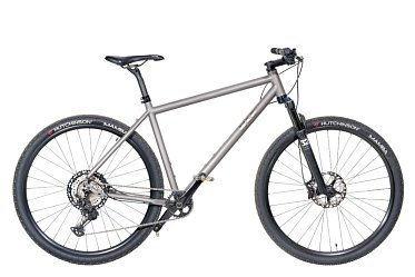 Электровелосипед RLE MTB Hardtail Electro (Титановый) 025654