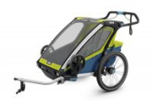 Велоприцеп мультиспортивная коляска Thule Chariot Sport 2 limegreen Велоприцеп мультиспортивная коляска Thule Chariot Sport 2 limegreen
