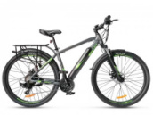 Велогибрид Eltreco Ultra MAX PRO (Серо-зеленый-2510)