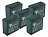 Комплект тяговых гелевых аккумуляторов RuTrike 6-DZM-20 (60V20A/H C2) 022727