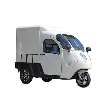 Трицикл грузовой GreenCamel Тендер E1200 (72V 2500W) кабина, BOX, понижающая 