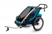 Велоприцеп мультиспортивная коляска Thule Chariot Cross blue Велоприцеп мультиспортивная коляска Thule Chariot Cross blue