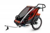 Велоприцеп мультиспортивная коляска Thule Chariot Cross dark orange Велоприцеп мультиспортивная коляска Thule Chariot Cross dark orange
